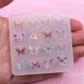 Butterfly Shape Epoxy Resin Molds Pendant Silcone Moulds DIY Jewelry Qme one size