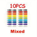 Colored Label Cable-Ties Durable Wiring Accessory Wire Sorting Marking Tool for Indoor Home Circuit Arrangement Qme 10Pcs 4.5x2CM