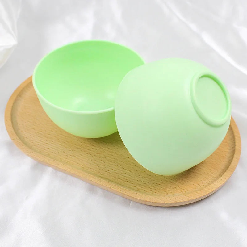 Face Mask Mixing Bowl Set Facial Skin Care Tools Kit Silicone Mask Brush Facial Applicator Spatula Measure Spoon Beauty Supplies Qme 1PC Green Bowl