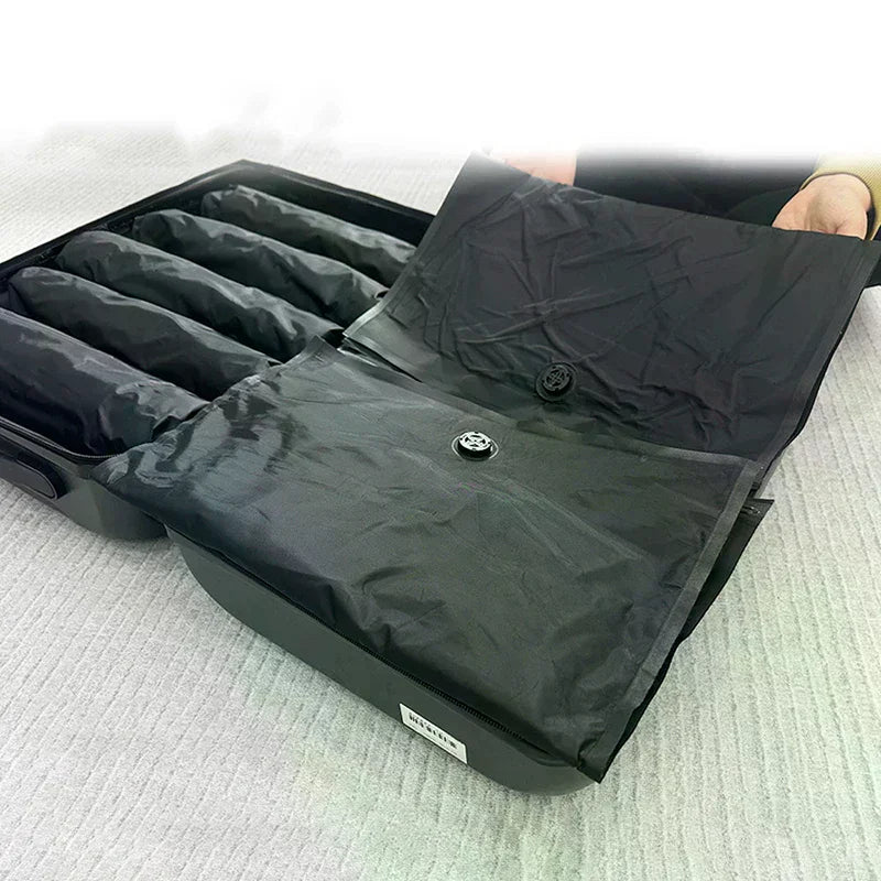 Reusable Hand Roll Vacuum Bags For Travel Waterproof Vacuum Compression Bag Luggage Vacuum Wardrobe Clothing Storage Bag Qme
