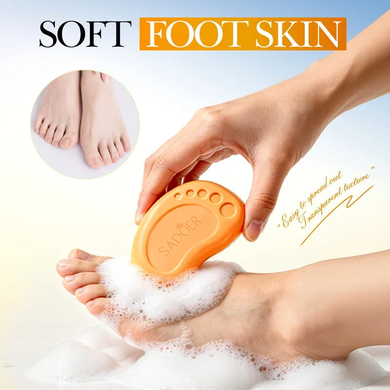 Turmeric Foot Soap Deep Exfoliating Cleanses Brightens Smoothes Qme