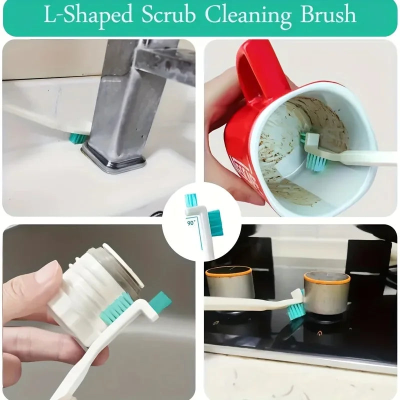 Household Gap Cleaning Brush, Detail Tiny Scrub Cleaner Brush For Small Space Gaps Corner, Crevice Cleaning Tool Set Qme