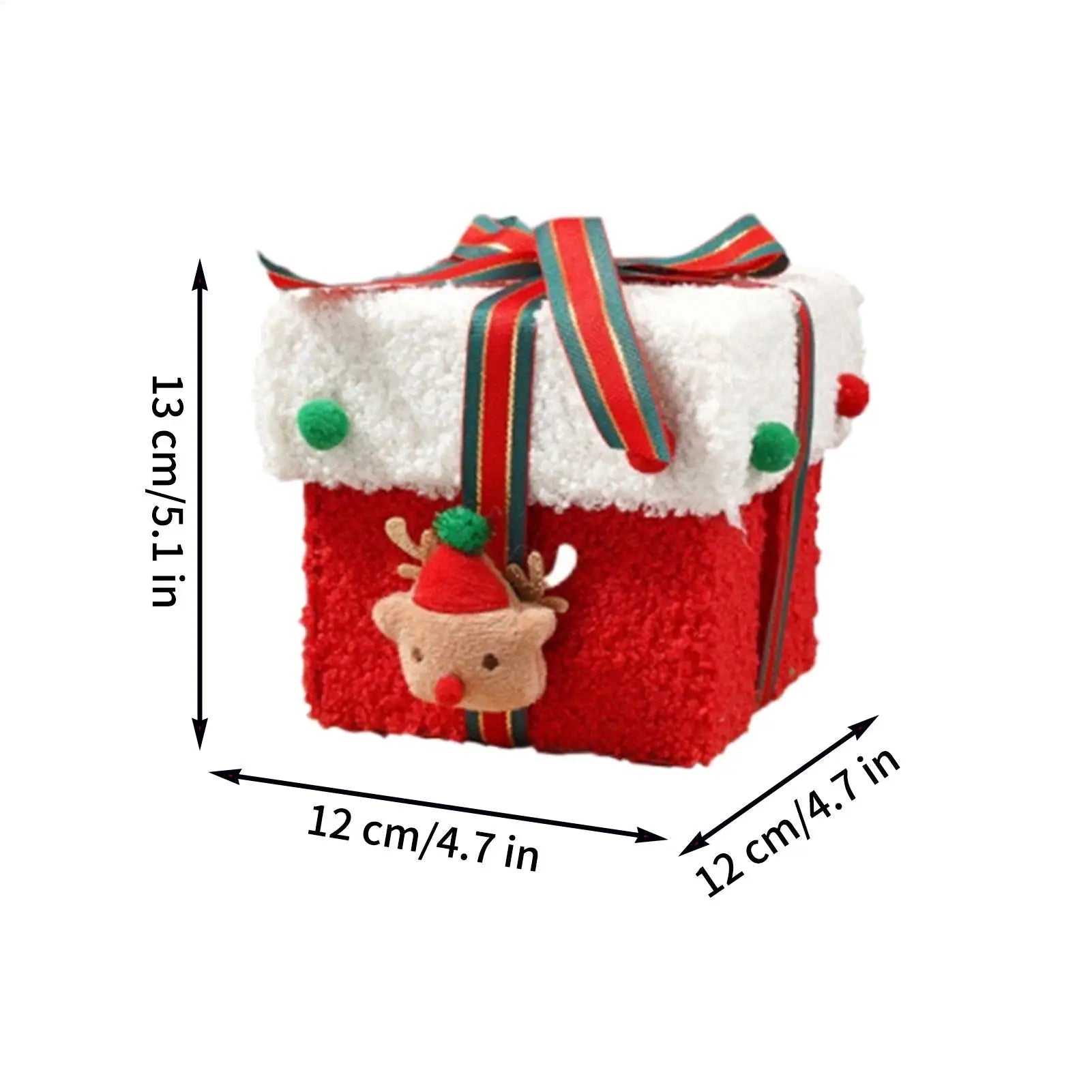 Christmas Goodie Boxes Kids Festive Decoration Snack Container Qme