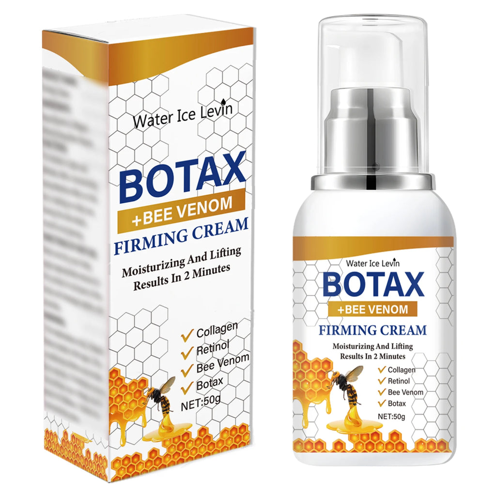 Botax Firming Cream with Bee Venom & Retinol - 2 Minute Lift & Moisturizing, Collagen Enriched for Elastic & Glowing Skin. Qme YELLOW 50g