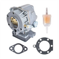 A02F-Mechanical Carburetors Aluminium Alloy Carburetor For Briggs Strstton 694026 693479 694056 Gasket Qme As shown