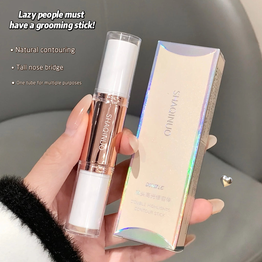 SHAQINUO 1 Dual Head Highlighter Face Body Contour Stick Qme