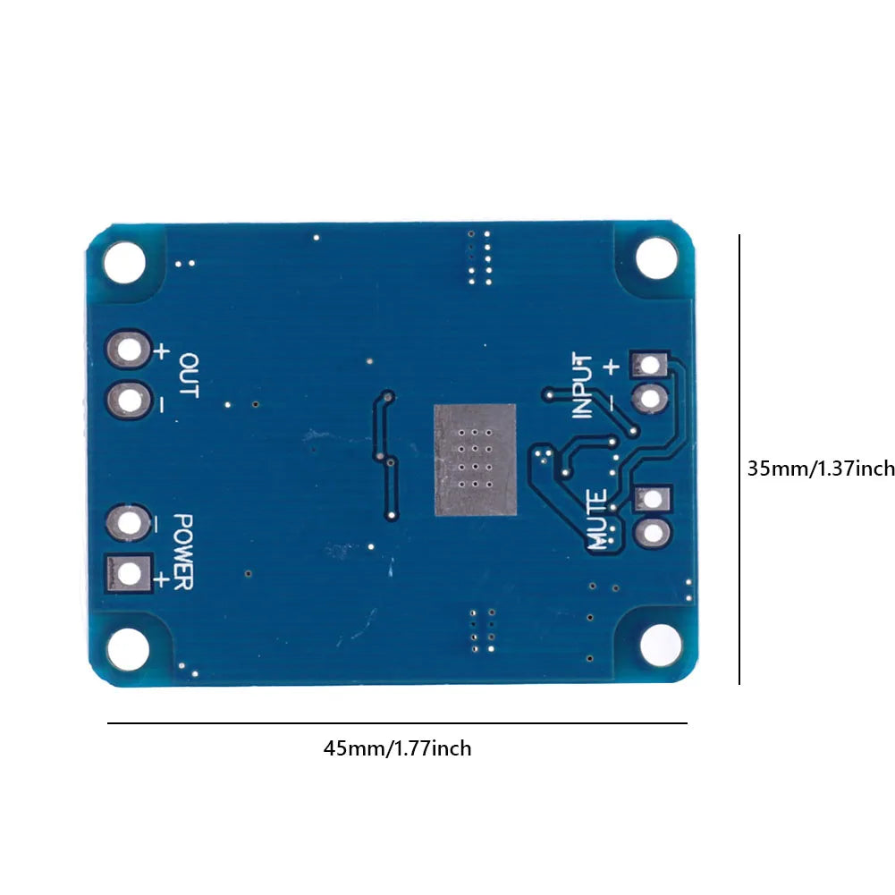 TPA3118 PBTL Audio Amplifier Panel Mono Channel Digital Stereo Amplifier Module DC8-24V for 4-8 Ohms Speaker Qme