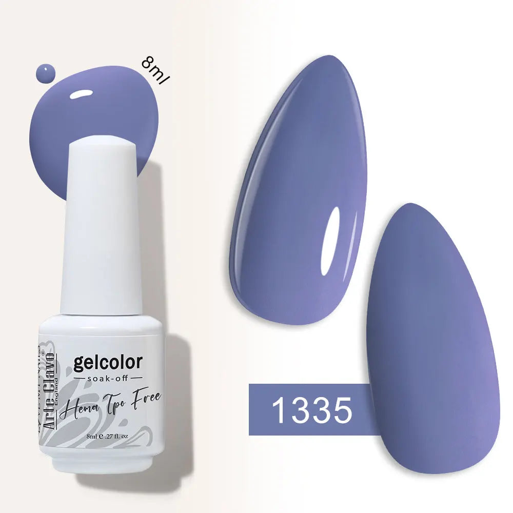 Arte Clavo Semi-permanent Gel Nail Varnish 180 Colors Semipermanent