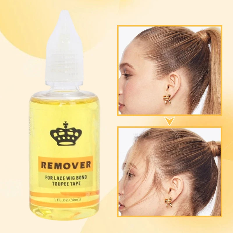 Fast-acting Hair Extension Remover Wig Glue Removes Tape Double-sided Qme