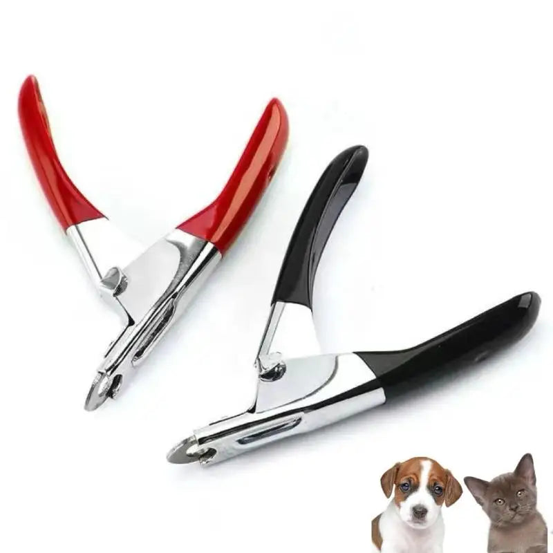 Nail Trimmer Cats Dogs Cutter Pet Supplies Stainless Steel Clippers Qme