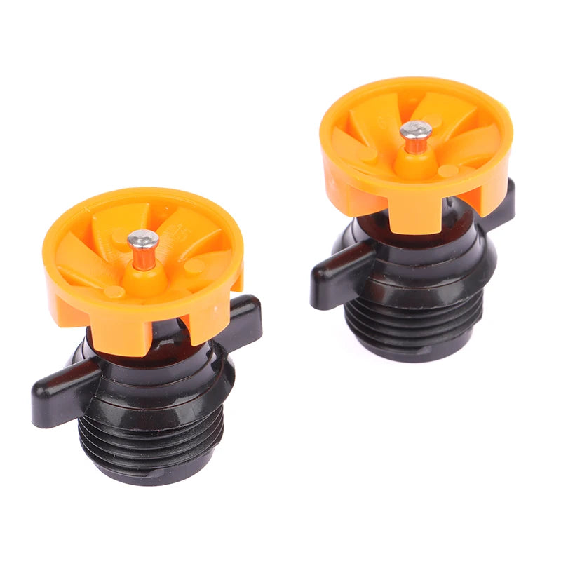 1/5Pcs 1/2" Male Thread Automatic Rotation 360 Degree Watering Nozzle Sprinkler Garden Park Lawn Flower Vegetable Irrigation. Qme
