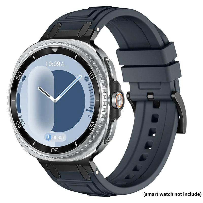 Strap for Samsung Galaxy Watch Watch 9/8 40mm 44mm Sports Silicone Bracelet for Samsung Galaxy Watch 8 Classic 46mm Band Correa Qme Mid Galaxy classic 8 46