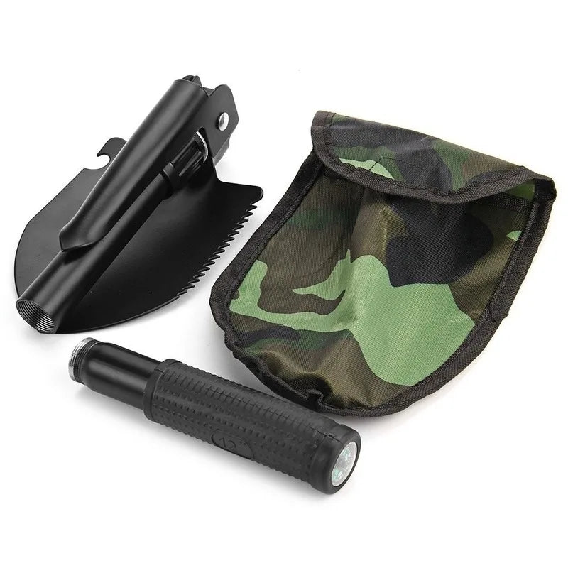 Multifu Small Size Engineering Shovel Folding Self-defense Military Shovel Outdoor Camping Equipment Portable Survival Tools Qme