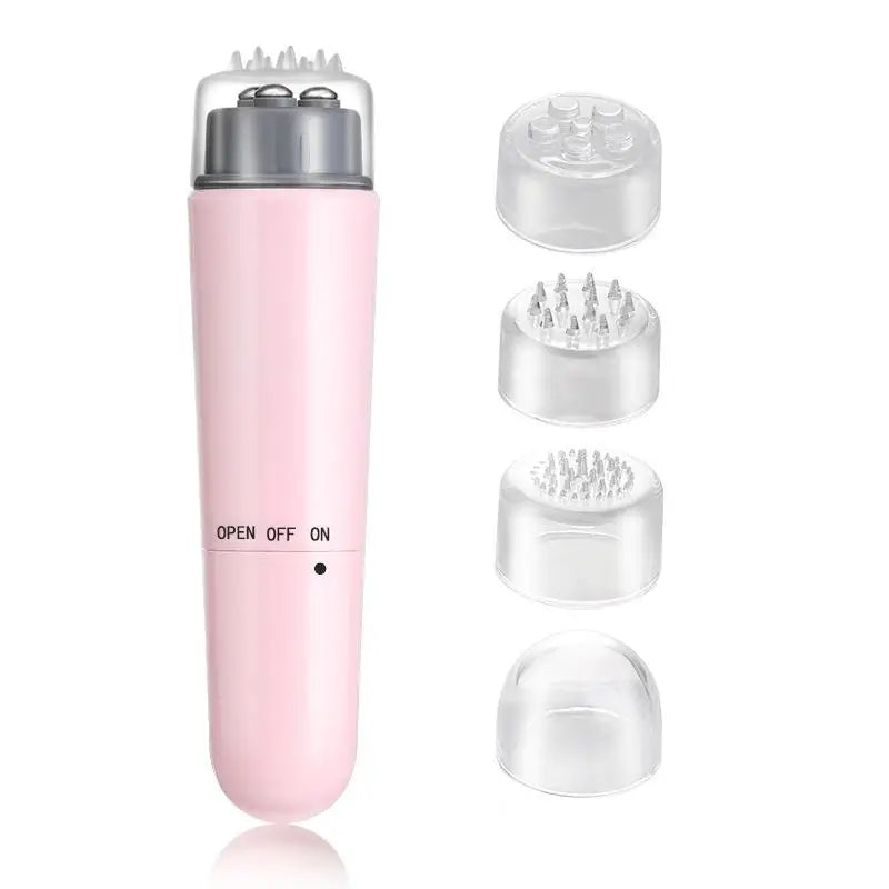 1 Electric Facial Massager Relax Eye Dark Circles Micro Vibration Qme Pink