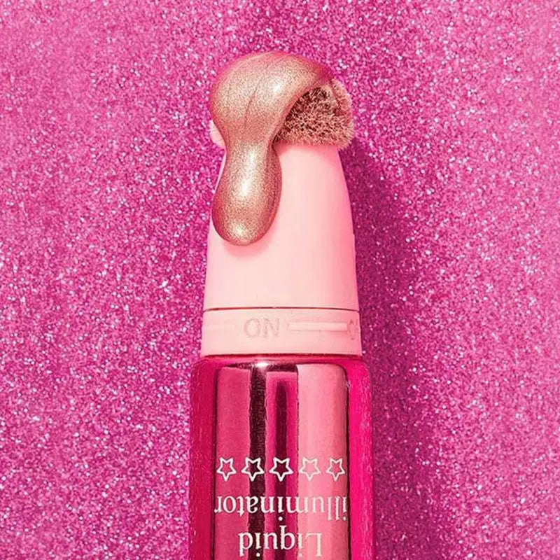 Liquid Shimmer Face Blusher Smooth Cheek Eye Lip Blush Highlighter Qme