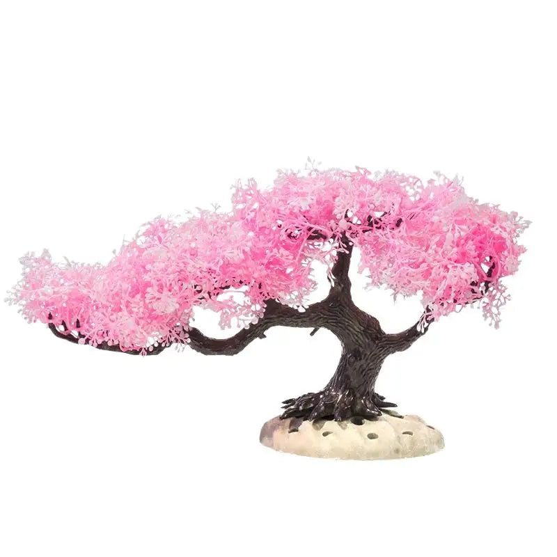 Fish Tank Decoration Simulated Tree Aquarium Plastic Plant Artificial Qme