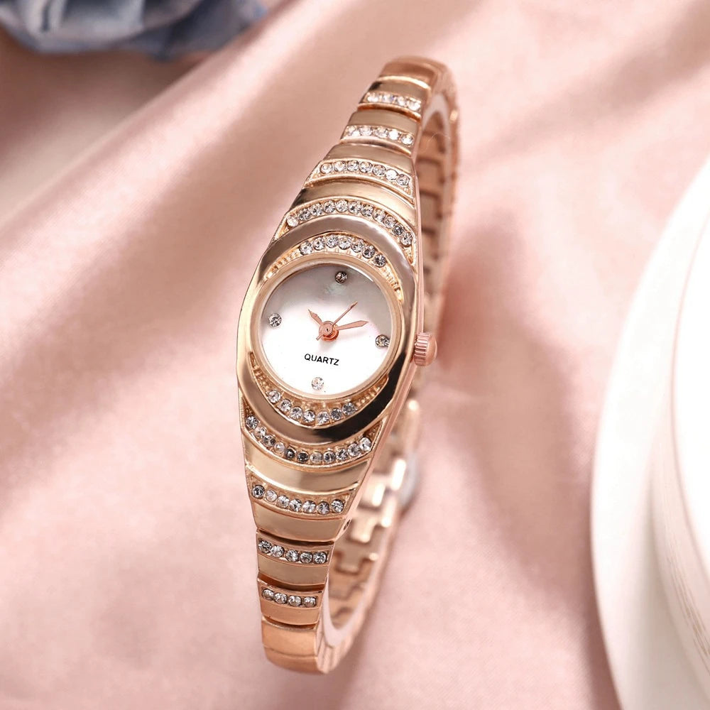 Women Watch Luxury Fashion Women's Watch Brand Ladies Quartz Wristwatch Classic Silver Simple Femme Steel Band relogio feminino Qme