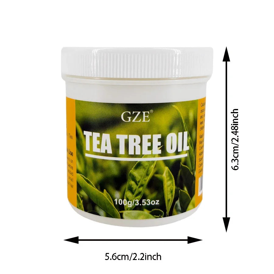 GZE Tea Tree Oil Hair Oil Remove loose dandruff flakes Qme