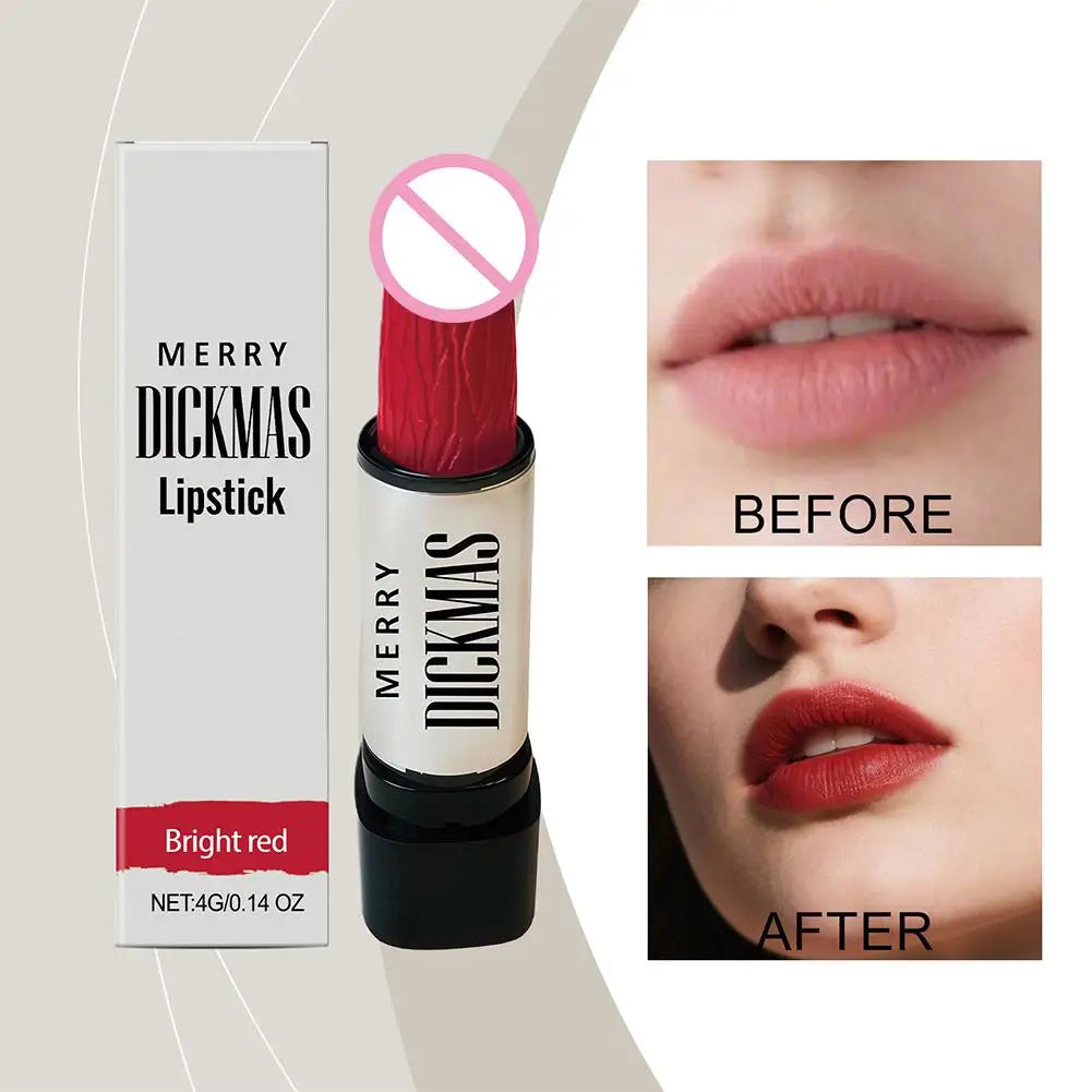 Funny Lipstick Gag Women Matte Texture Velvet Long Lasting Full Qme