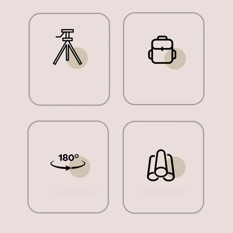 V-200 Light Stand Tripod Phone Clip Action Camera Handheld COB Qme