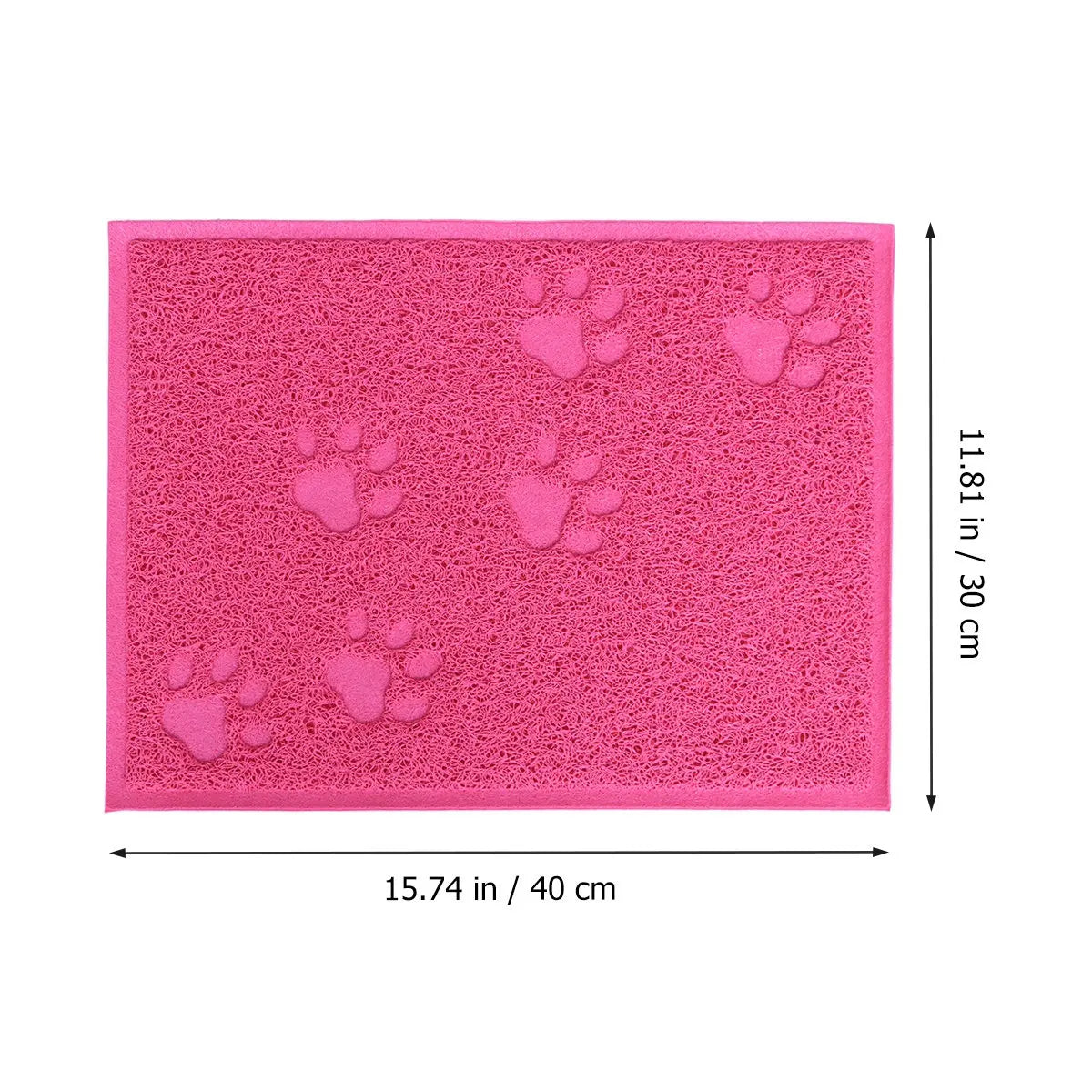 30x40cm Cat Litter Mat Heavy Duty PVC Non-Slip Mat for Cats Dogs Easy Clean Water Resistant Pet Cleaning Carpet Qme