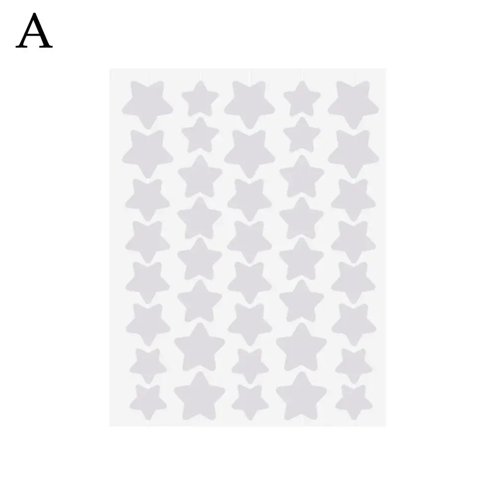 Star Acne/Pimple Patch, Yellow Star Shaped Acne Absorbing Cover Patch, Invisible Hydrocolloid For Face Acne Dots Qme 01 CN
