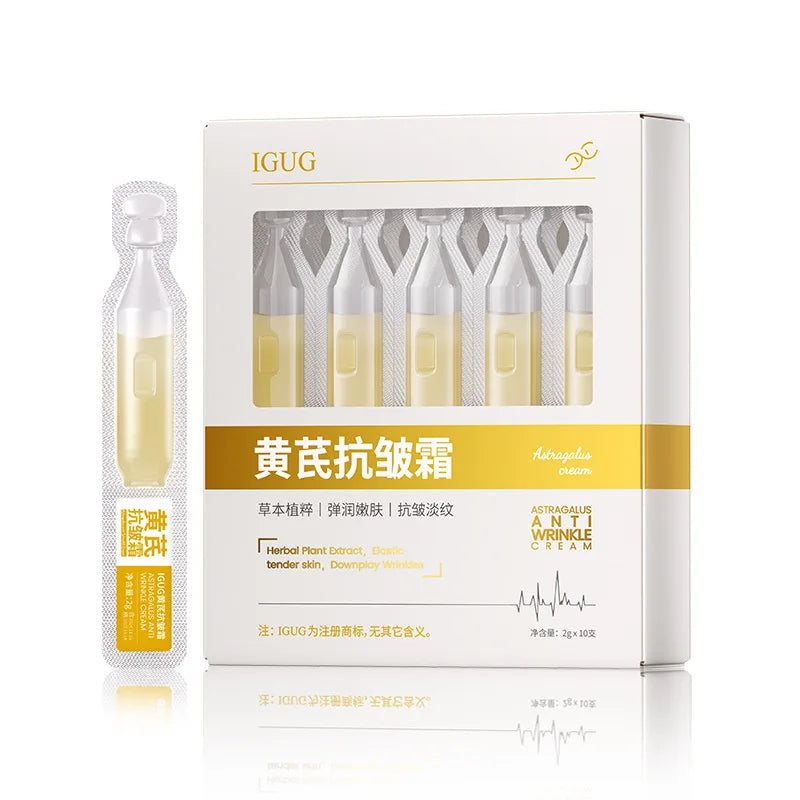 Astragalus Instant Wrinkle Remover Essence Fade Fine Lines Face Serum Anti Aging Firming Lifting Whitening Korean Skin Care Qme