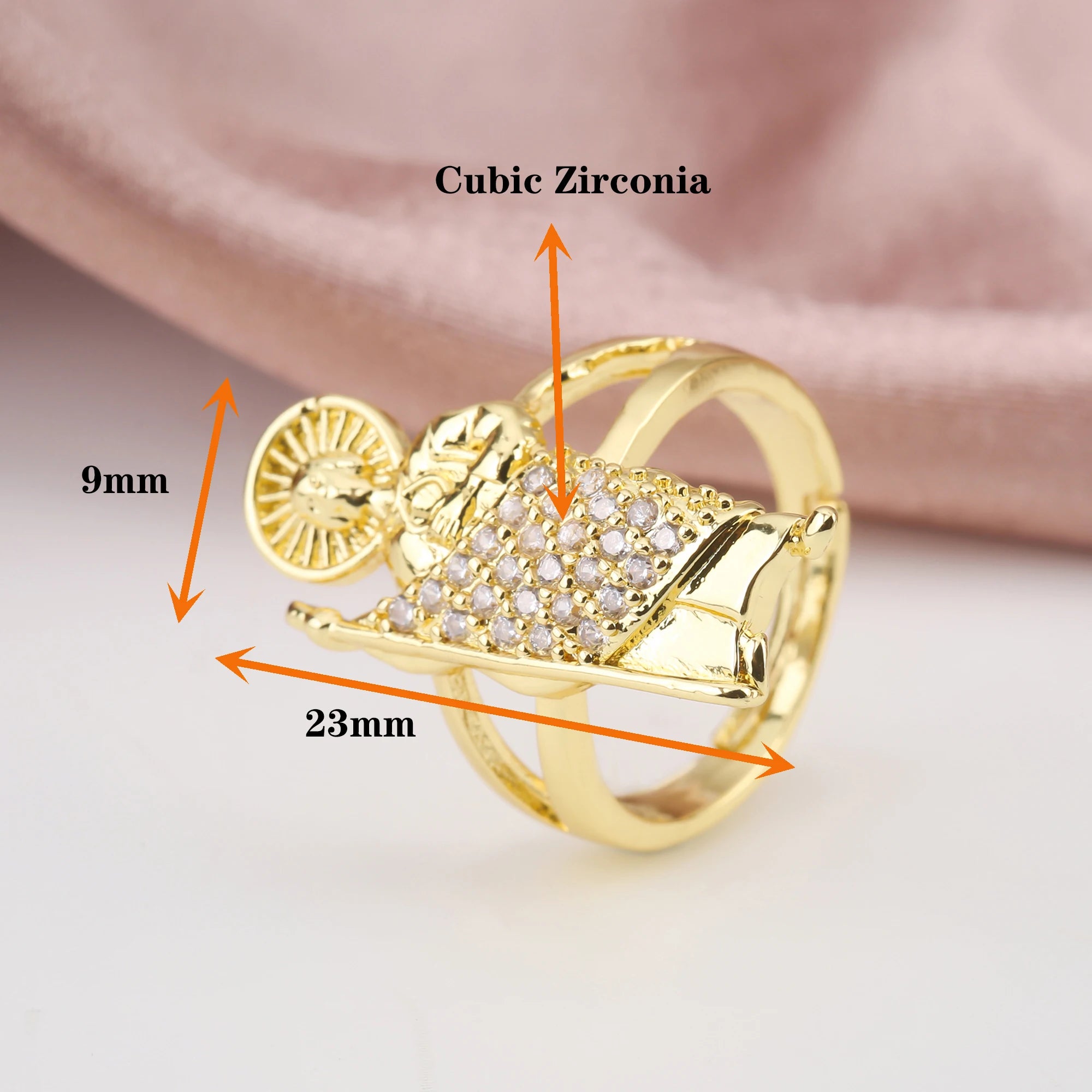 Classic Religious Character St. Jude Open Resizable Ring Fashion Simple for Man Woman Party Daily Wear Jewelry Gift Wholesale Qme
