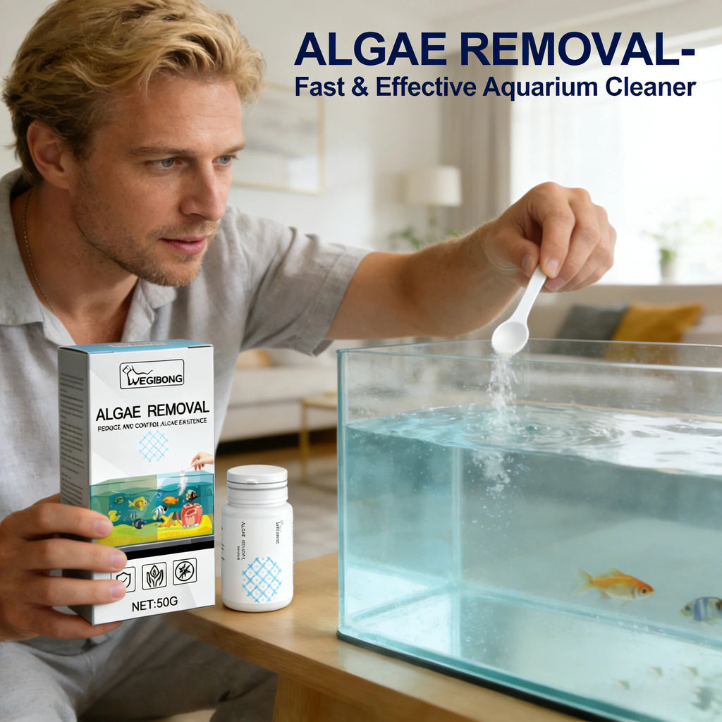 Algae Removal Quickly Removing Fish Manure Eliminate Odor Purify Water Quality Improve Water Purity Fish Tank Moss Removal Agent Qme