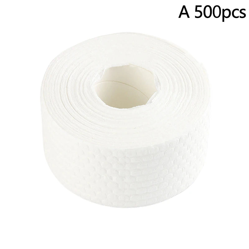 500 Roll Professional Lint Nail Art Gel Polish Remover Cotton Pad Qme A 500pcs