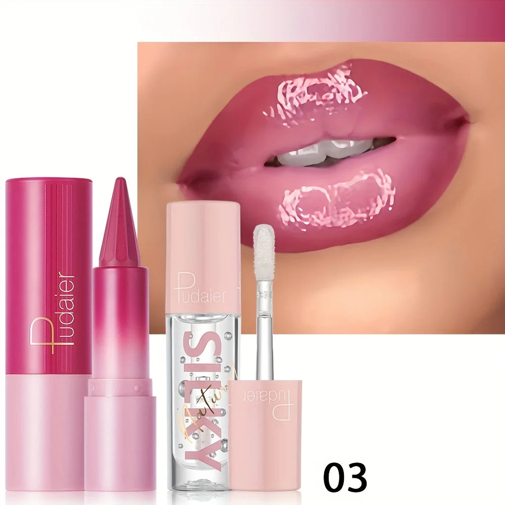 Silky Lipstick Nourishing Lip Oil Matte Pointed Dual-purpose Qme 03
