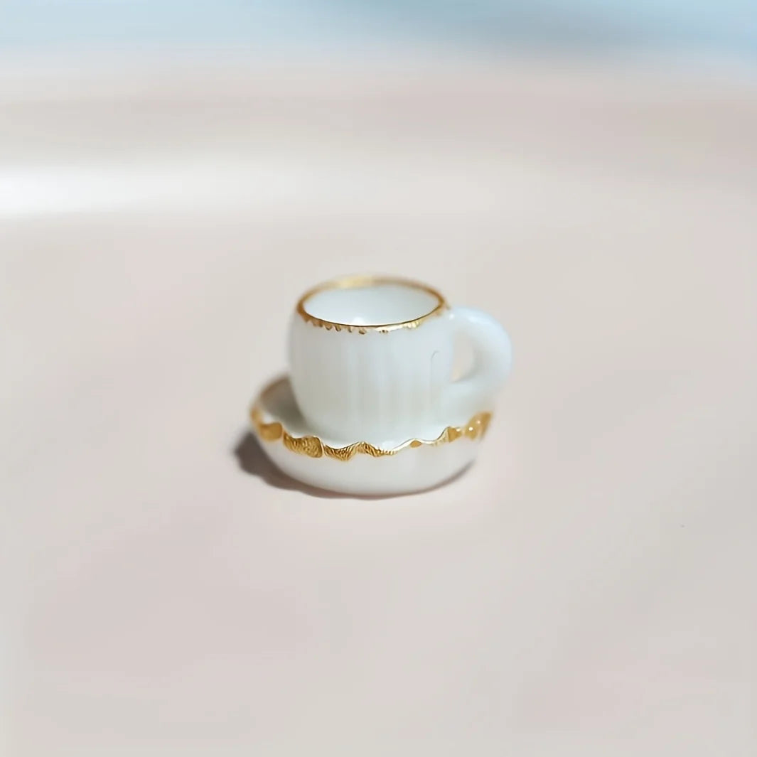 20pcs Miniature Coffee Cup Models,Durable Home Decor, Suitable for Cafes Decoration, Offices And Outdoor Decoration Qme
