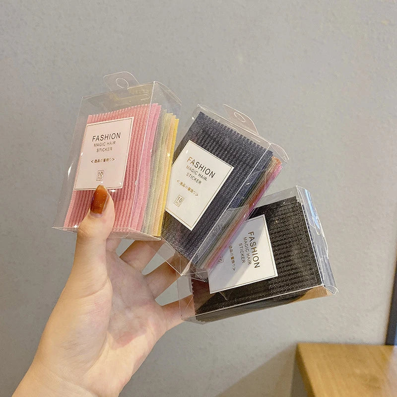 Solid Bangs Hair Sticker Magic Paste Posts Washable Face Makeup Patch Qme