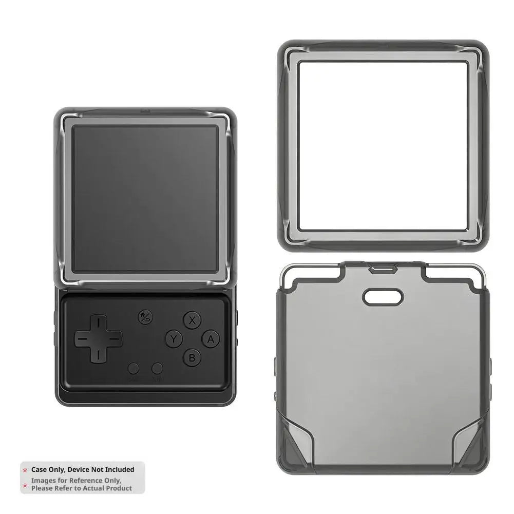 Protective Case For RG Rotate TPU Soft Cover Shockproof Anti-Scratch Rotating Screen Design Handheld Gaming Case Qme