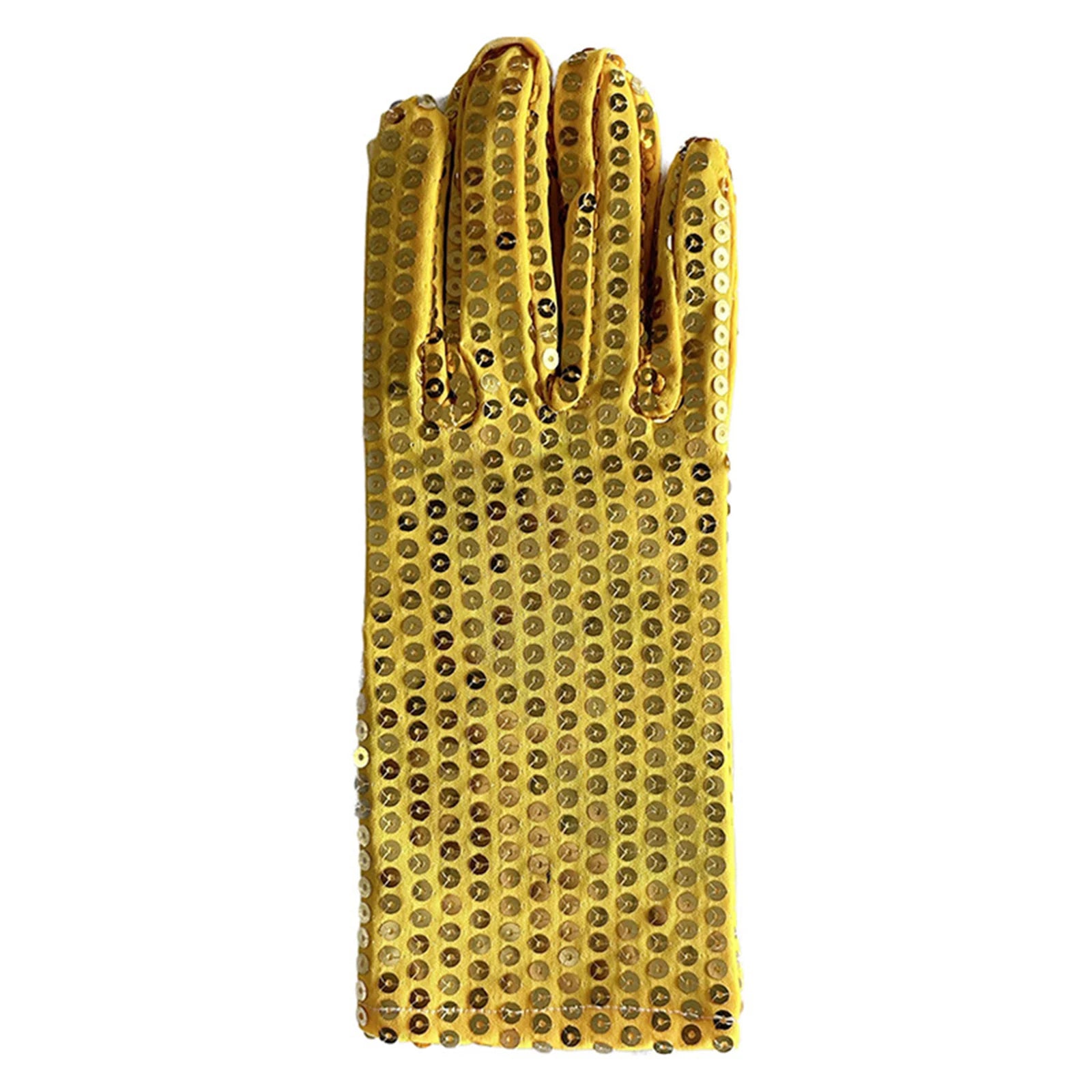 Unisex Creative Sequin Dance Performance Gloves Adult Carnival Clothing Party Accessories Fashionable Stage Decorative Props Qme