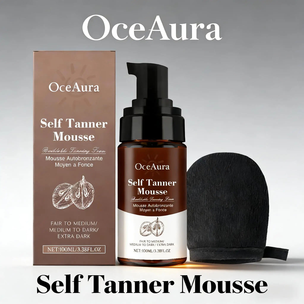 Body Self Tanning Mousse Organic Sunless Tanning Foam Spray Fast Face Tan Bronzer Nourishing Lotion Sunbed Tanning Accelerator Qme