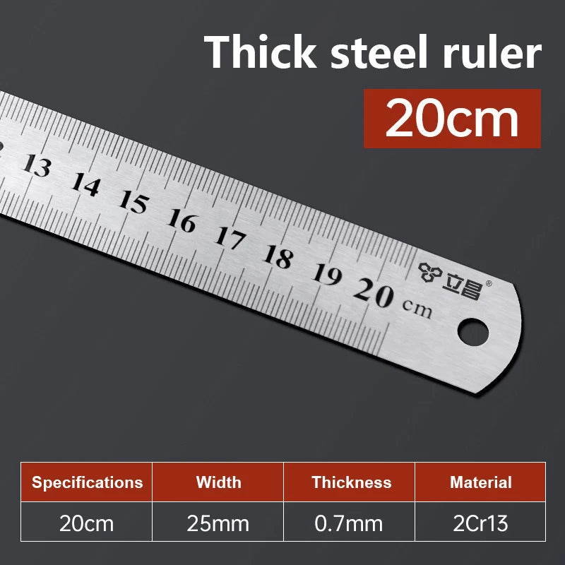 15- Zero Glare Satin Chrome Stainless Steel Machinist Engineer Ruler Qme A2