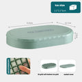 Press-type Ice Cube Mold Silicone Soft Bottom Large Capacity Ice Storage Box One Click Demolding DIY Stackable Covered Ice Maker Qme a layer