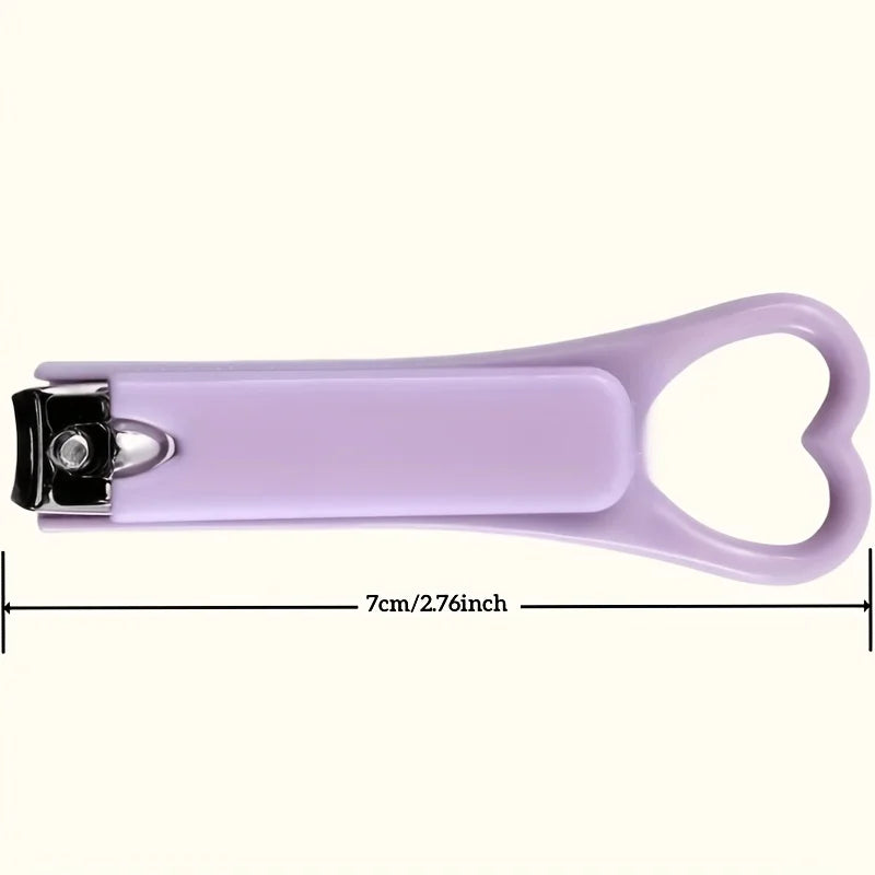 Rainbow Series Portable Nail Clippers Women Men-stainless Steel Qme