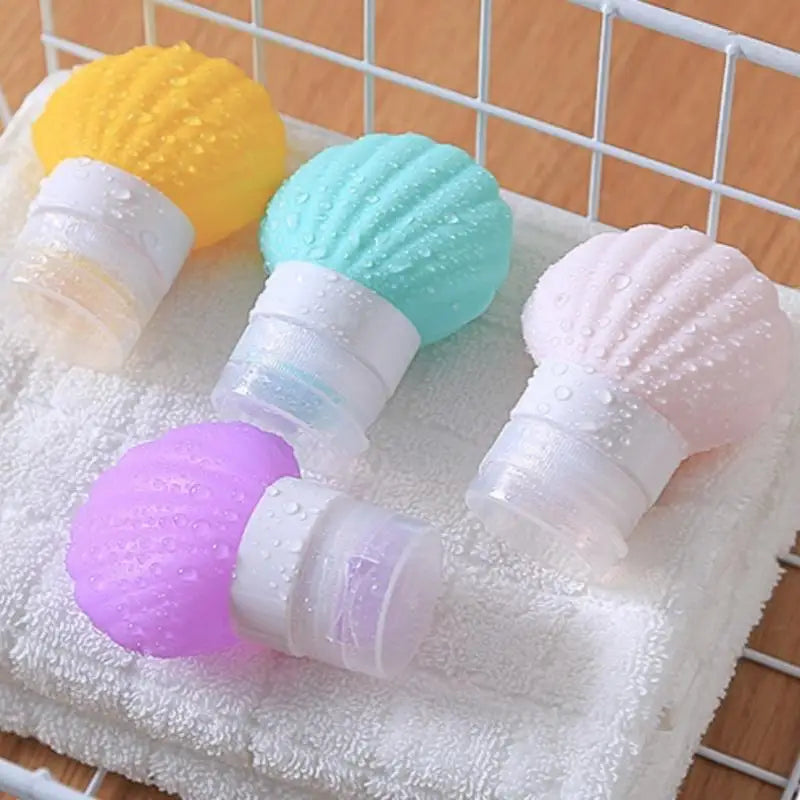 Silicone Travel Bottles Portable Leakproof Convenient Refillable Qme
