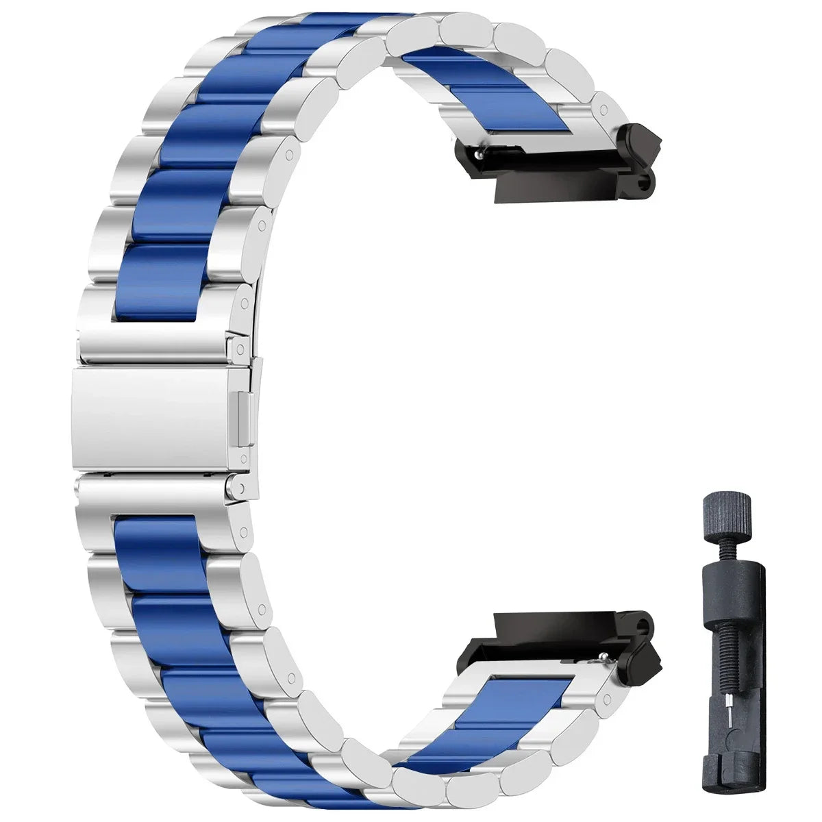 Stainless Steel Band for Amazfit T-rex 2 3 Ultra Watch Strap Metal for Amazfit Trex Pro T Rex Tyrannosaurus Smartwatch Bracelet Qme Silver U T-Rex 3