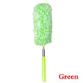 Telescopic Electrostatic Dust Cleaning Brush Extendable Microfiber Duster For Household Car Ceiling Fan Furniture Cleaning Tool Qme green