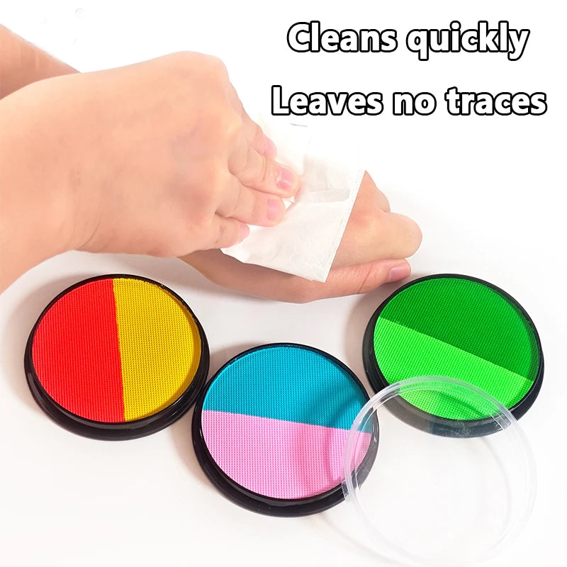 Multicolor Watercolor Face Paint Dual-tone Easy Wash Water-based Body Qme