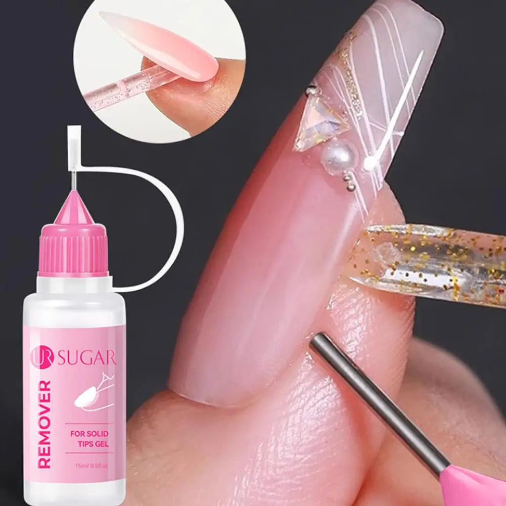 Nail Glue Remover Press Acetone Polish Multi-functional Nails Tips Qme