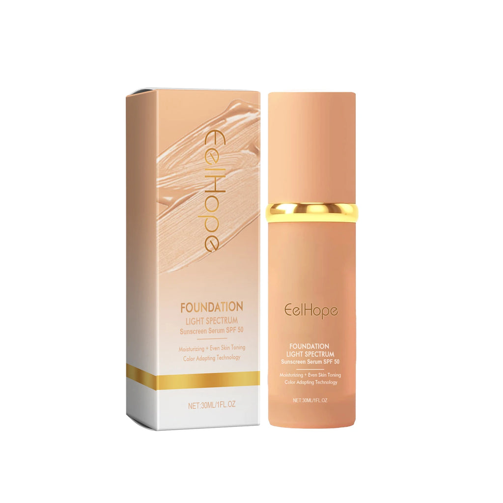Foundation Cream Boosted Skin Tint Full Coverage Acne Dark Eye Circle Qme 30ml Boxed