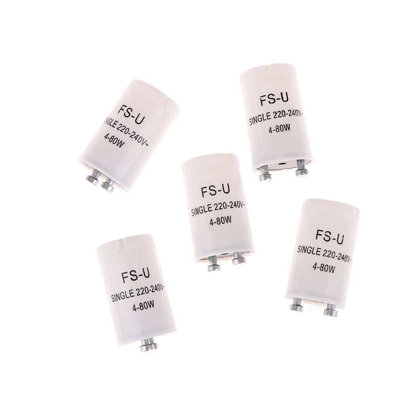 Fluorescent Starters AC220V-240V 4-80W Tube Fuse Starter CE Rohs Qme