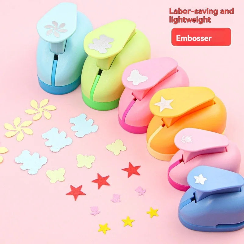 Flower Punch Furador 5*3*4.5cm Diy Paper Cut Eva Foam Maker Puncher Scrapbooking Labor Saving for Hole Punch Embossing Qme