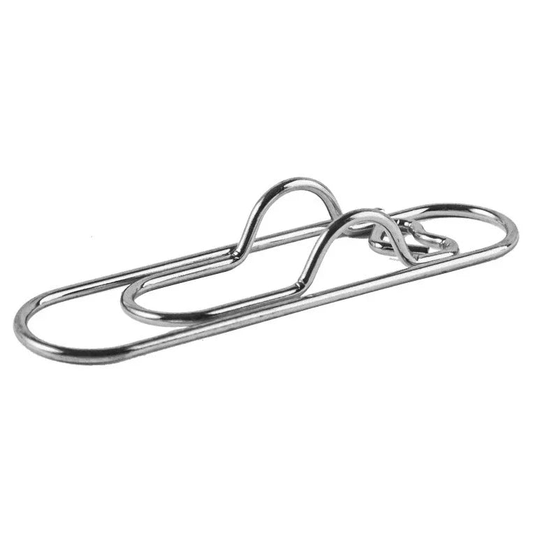 4 multifunctional pen clip pen hanging love paper clip pen button notebook accessories fixed seat pen clip Qme silver 4pcs