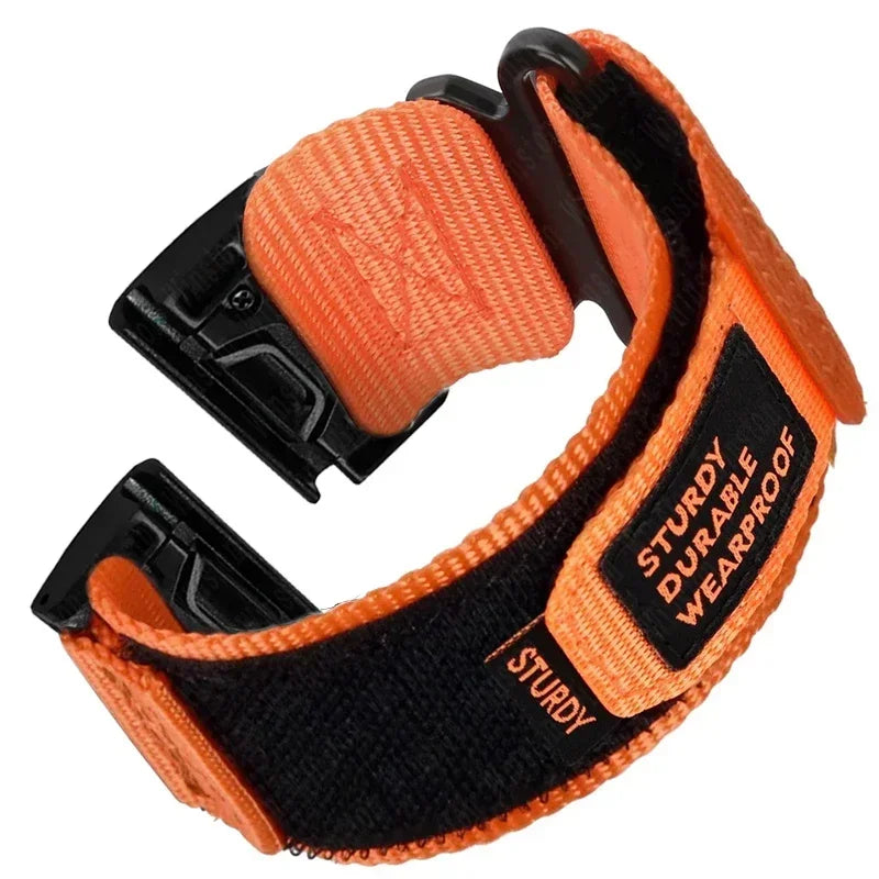 Quick Nylon Band for Garmin Watch Instinct 2X Tactics Strap Fenix 6X Pro 5Plus 7X 8 26mm 22mm Replacement Sport Release Bracelet Qme