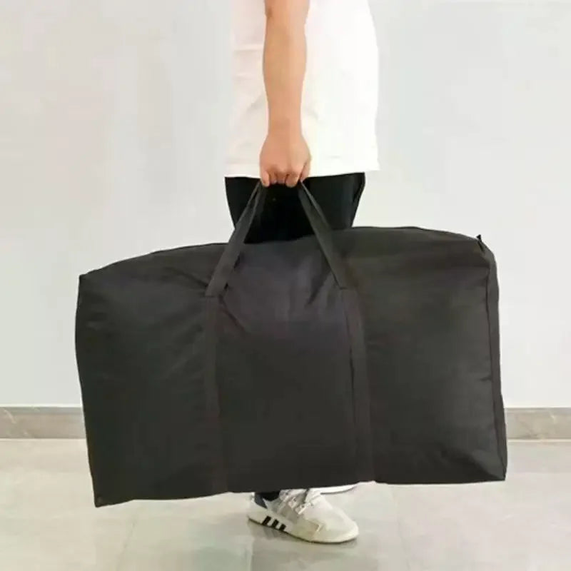 Extra Large Waterproof Moving Luggage Bags Laundry Shopping Bag Non-woven Fabric Cubes 80*48*25cm Home Storage Packing Tool Qme
